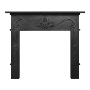 The Art Nouveau Cast Iron Mantel