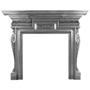 The Knightsbridge Cast Iron Mantel Full Polished