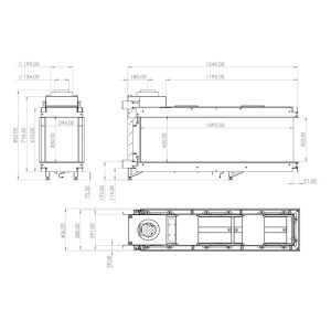 Alternative view of Element 4 Summum 140 Room Divider