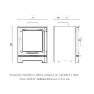 Woodrow 5 Eco Wood Burning Stove 