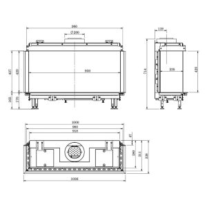 Alternative view of Element 4 Trisore 100
