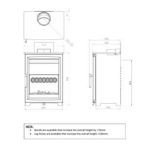Fireline Woodtec 5 Wood Burning Stove
