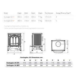 Gazco Huntingdon 20 Gas Stoves
