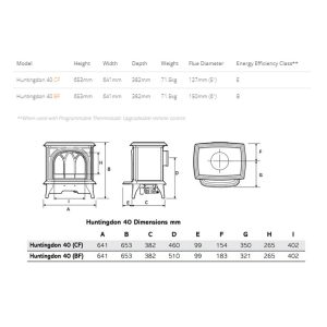 Gazco Huntingdon 40 Gas Stoves