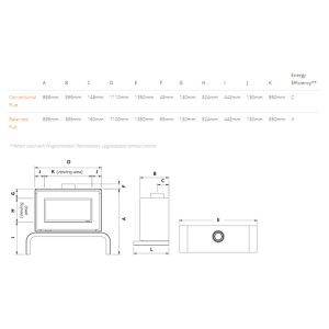 Gazco Studio 2 Freestanding Gas Stove
