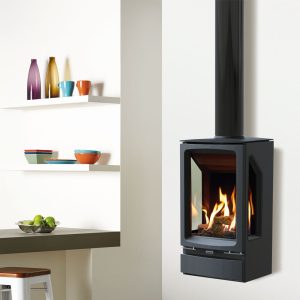 Gazco Vogue Midi T Wall Mounted Gas Stove