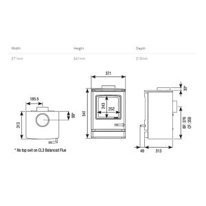 Gazco CL3 Gas Stove