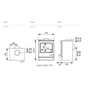 Gazco CL5 Gas Stove