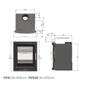 Purevision PV5i Multi-Fuel Stove