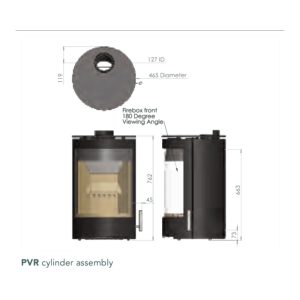 Purevision PVR Cylinder Multi-Fuel Stove