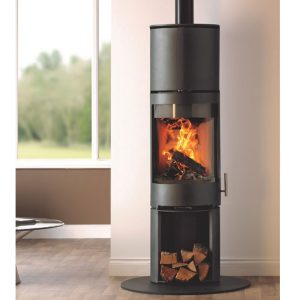 Purevision PVR Cylinder On Log Store Multi-Fuel Stove