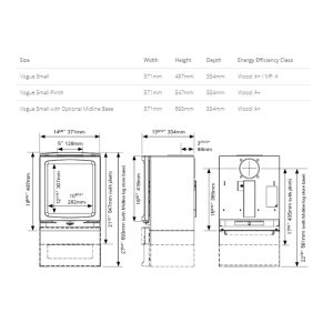 Stovax Vogue Small Wood Burning Stove