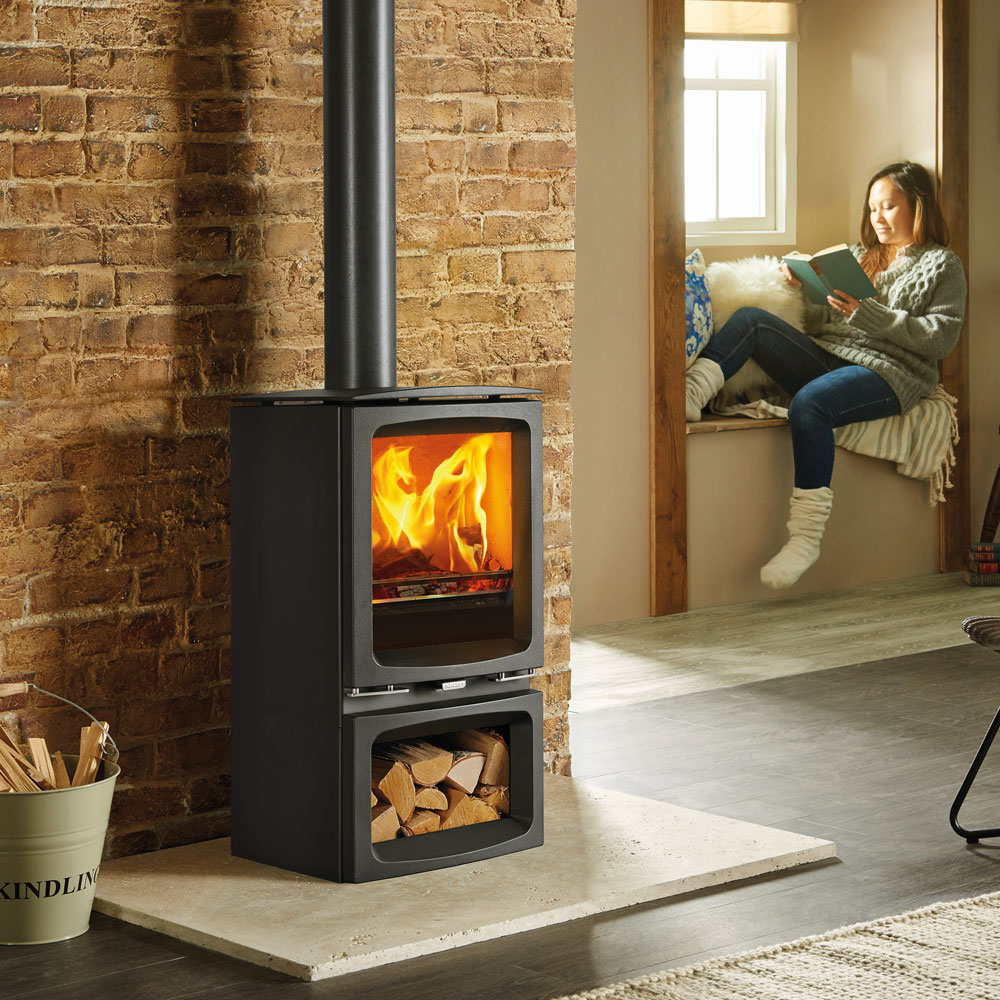 Vogue Small Wood Burning Stoves - Stovax Contemporary Stoves