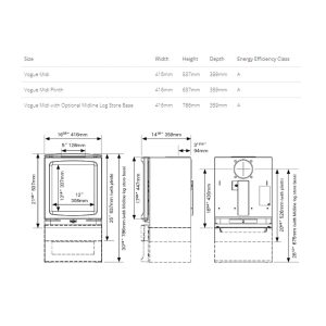 Stovax Vogue Midi Wood & Multi-Fuel Stoves