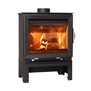 M Series 5 Wood Burning Stove - on Stand