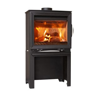 M Series 5 Wood Burning Stove - on Log Store