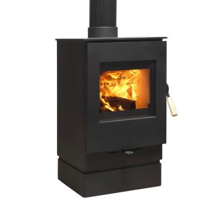 Burley Launde Eco Design Ready Wood Burning Stove - With Base