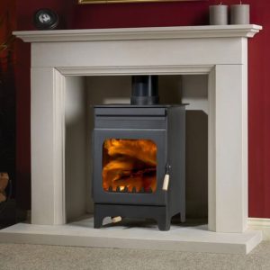 Burley Hollywell Wood Burning Stove - With Cover Plate