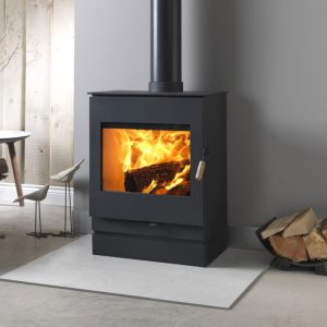 Burley Swithland Wood Burning Stove - With Base