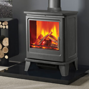 Capital Blackthorn Electric Stove in Shadow Grey