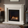 The Washington 54" Mantel in Aegean Limestone