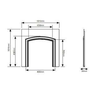 Alternative view of Berkeley Fireplace Fronts