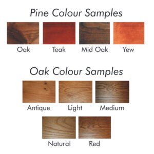 Oak & Pine Colour Samples