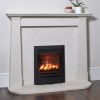 The Arts & Crafts Small Mantel in Rosal Limestone