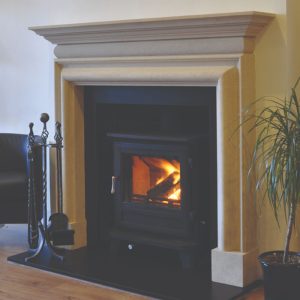 The Bolection 6_inch Leg Mantel in Bathstone