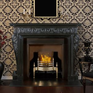 The Adam Mantel in Black Marble
