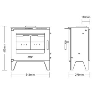 Esse 155 Eco Design Ready Stove