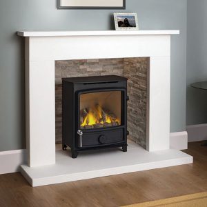 The Beckford Mantel in Aegean Limestone