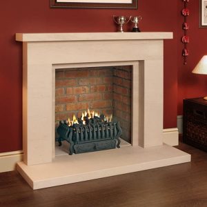 The Beckford Mantel in Veined Limestone