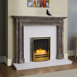 Blenhiem Mantel in Brown Emperador Polished