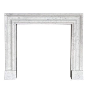 The Bolection Mantel in Carrara Marble - Polished