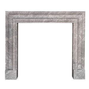 The Bolection Mantel in Grey Talos - Honed