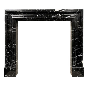 The Bolection Mantel in Nero Marquina - Polished