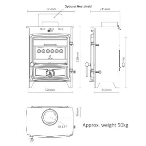 FDC4 Eco Multi-Fuel Stove