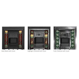 Victorian Tiled Convector Insert