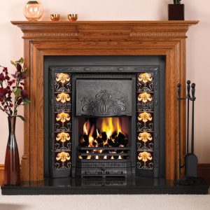 Art Nouveau Tiled Convector Insert