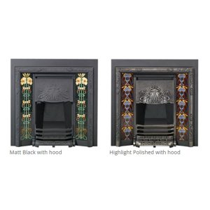 Art Nouveau Tiled Convector Insert