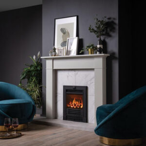 The Brompton Wood Mantel in Grey