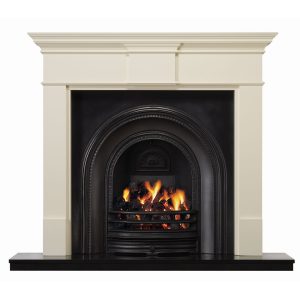 The Pembroke Wood Mantel in White