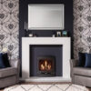 The Malmo Wood Mantel in White