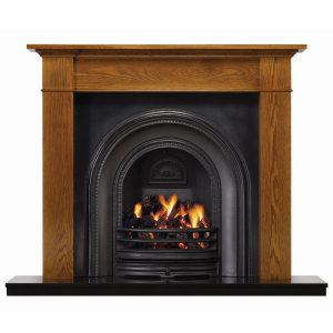 The Brompton Wood Mantel in Lacquered Antique Pine