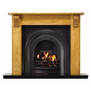 The Victorian Wood Mantel in Lacquered Antique Pine