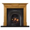 The Chatsworth Wood Mantel in Rich Oak