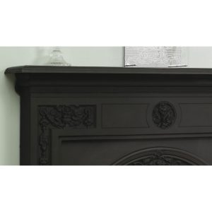 The Victorian Cast Iron Mantel Close Up