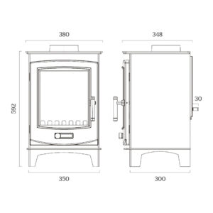 Capital Kirkham Gas Stove Measurements