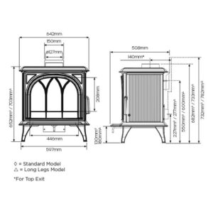 Stovax Huntingdon 40 Wood & Multi-Fuel Stove